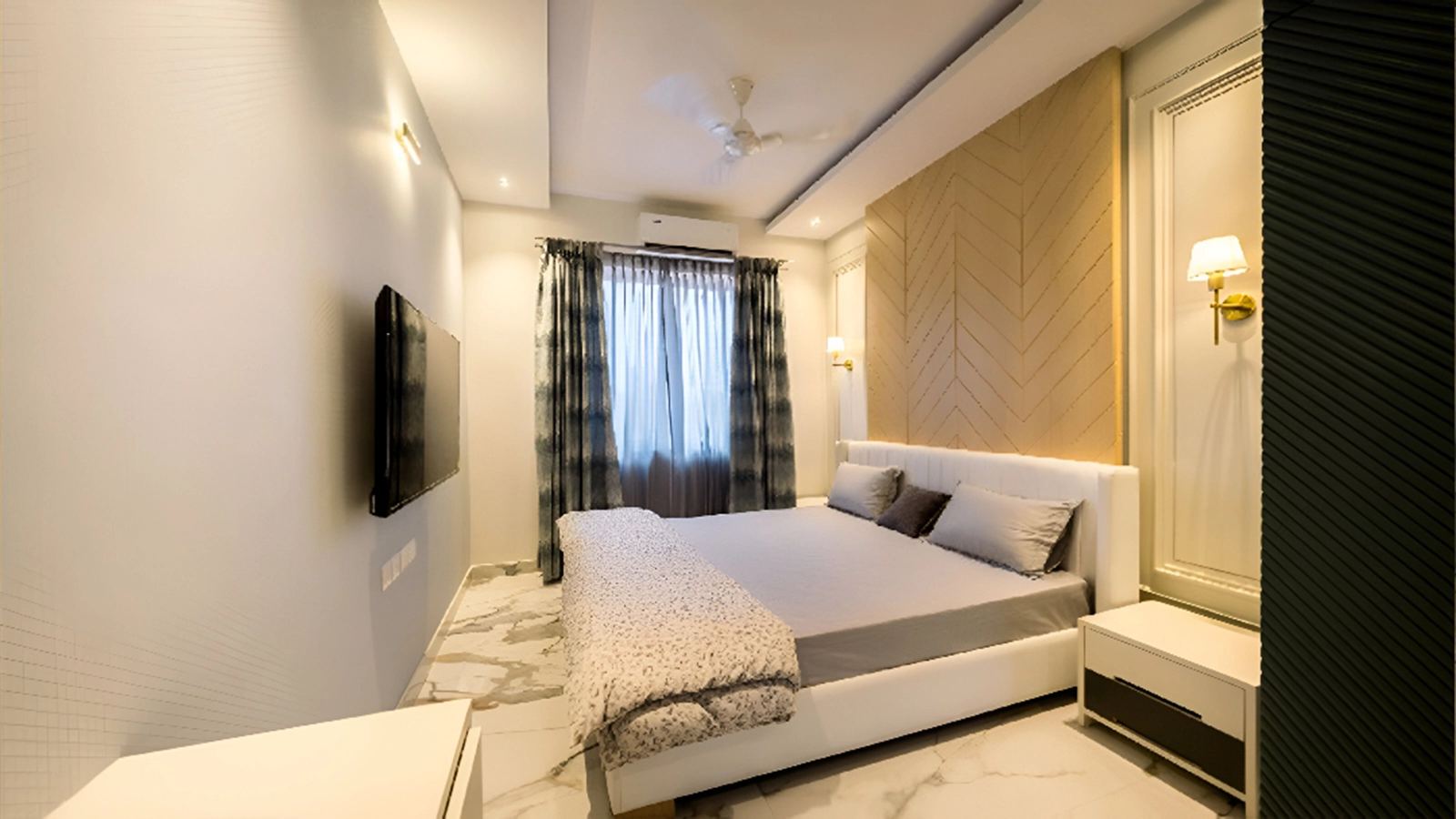 Concorde Abode 99 Villas In Hosur Sarjapur Road Bangalore bedroom 2 front view